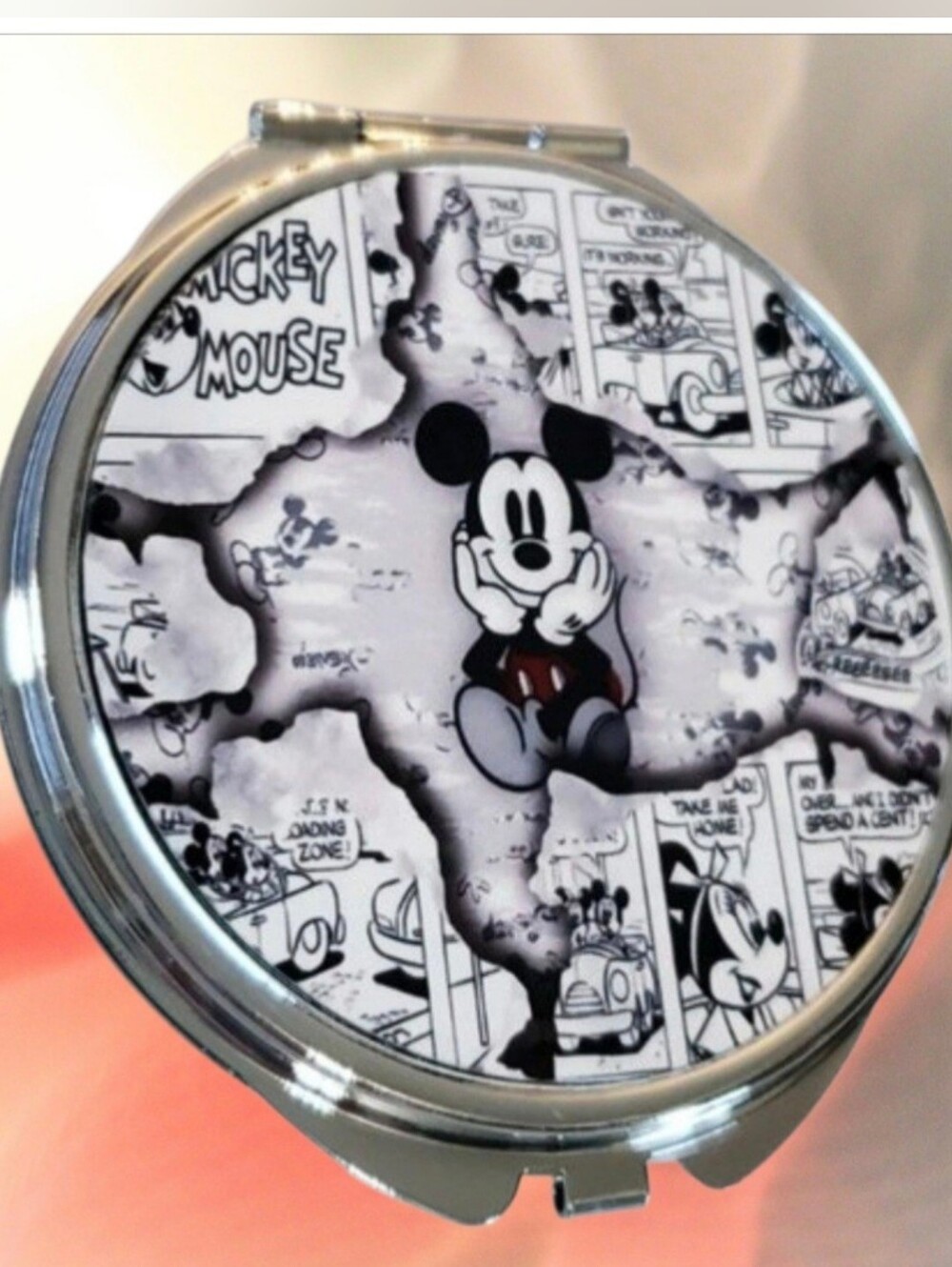 Mickey Mouse Comic Strip Compact Mirror
